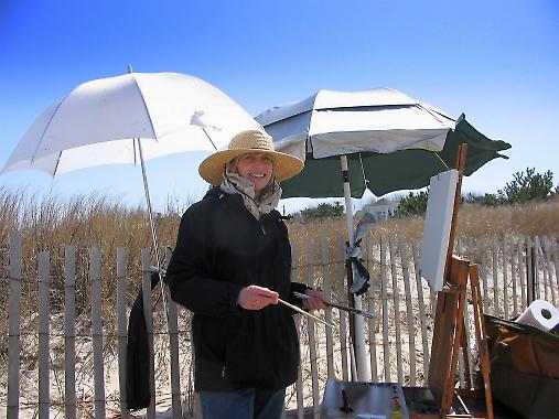 Image 2: Outdoor Landscape Oil Painting with Gerry Heydt – Cape May Series