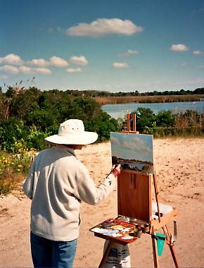 Image 3: Outdoor Landscape Oil Painting with Gerry Heydt – Cape May Series